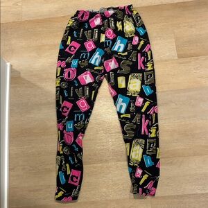 Vibrant Kids Alphabet Print Leggings